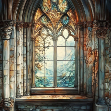 Трансфер - Витражное окно 2